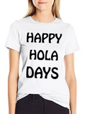 Happy Holadays Black T-Shirt
