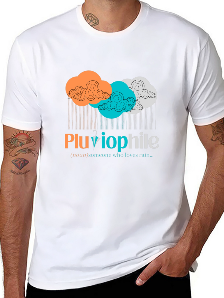 Pluviophile Graphic Tee - Loves the Rain!