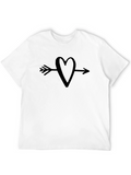 Heart Arrow T-Shirt - Graphic Tee