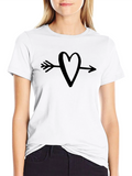 Heart Arrow T-Shirt - Graphic Tee