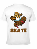 Skateboarding Beaver T-Shirt - Fun Graphic Tee