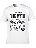 The Reiki Master T-Shirt Black Graphic Tee