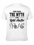 The Reiki Master T-Shirt Black Graphic Tee