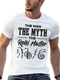 The Reiki Master T-Shirt Black Graphic Tee