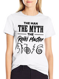 The Reiki Master T-Shirt Black Graphic Tee
