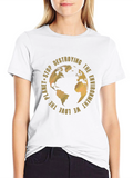 Eco-Friendly Planet T-Shirt - Stop Destroying
