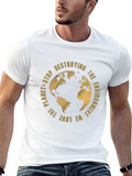 Eco-Friendly Planet T-Shirt - Stop Destroying