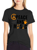 Peace and Music T-Shirt