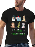Festive Animal Christmas Tee