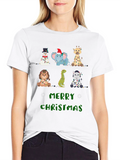 Festive Animal Christmas Tee