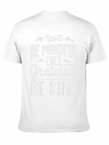 Be Mindful Grateful Kind Black Graphic Tee