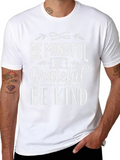 Be Mindful Grateful Kind Black Graphic Tee