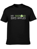 My Android Eats Apples Graphic T-Shirt