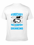 Ski Jumping Forecast T-Shirt - Weekend Fun