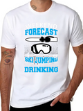 Ski Jumping Forecast T-Shirt - Weekend Fun
