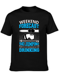 Ski Jumping Forecast T-Shirt - Weekend Fun