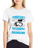 Ski Jumping Forecast T-Shirt - Weekend Fun