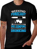 Ski Jumping Forecast T-Shirt - Weekend Fun