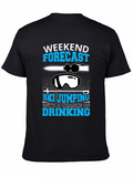 Ski Jumping Forecast T-Shirt - Weekend Fun