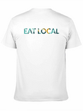 Eat Local Black Graphic Tee