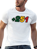 +251 Ethiopia Country Code Black T-Shirt