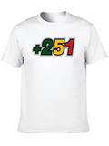 +251 Ethiopia Country Code Black T-Shirt