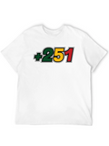 +251 Ethiopia Country Code Black T-Shirt