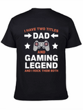 Dad Gaming Legend T-Shirt - Gamer Dad Gift