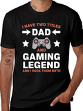 Dad Gaming Legend T-Shirt - Gamer Dad Gift