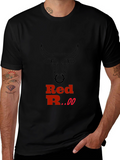 Red Bull Inspired Black T-Shirt