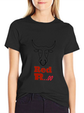 Red Bull Inspired Black T-Shirt