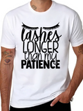 Lashes Longer Than My Patience Graphic Tee