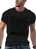 Lashes Longer Than My Patience Graphic Tee