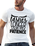 Lashes Longer Than My Patience Graphic Tee