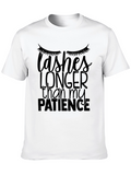 Lashes Longer Than My Patience Graphic Tee