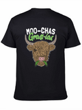 Moo-chas Grass-ias Cow Graphic Tee