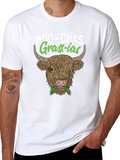 Moo-chas Grass-ias Cow Graphic Tee