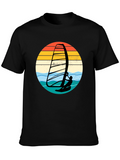 Retro Windsurfer Graphic T-Shirt