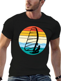 Retro Windsurfer Graphic T-Shirt