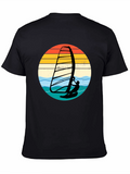 Retro Windsurfer Graphic T-Shirt