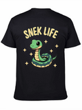 Snek Life T-Shirt - Cute Snake Cartoon Tee