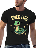 Snek Life T-Shirt - Cute Snake Cartoon Tee