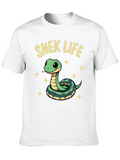 Snek Life T-Shirt - Cute Snake Cartoon Tee