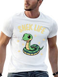 Snek Life T-Shirt - Cute Snake Cartoon Tee