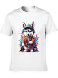 Cool Dog T-Shirt - Husky Graphic Tee