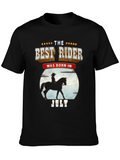 Best Rider Born in July T-Shirt