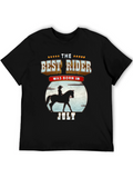 Best Rider Born in July T-Shirt