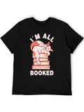 Im All Booked Cat T-Shirt