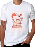Im All Booked Cat T-Shirt