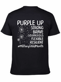 Purple Up Military Child Month T-Shirt
